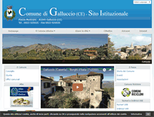 Tablet Screenshot of comune.galluccio.ce.it